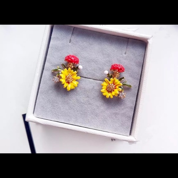 New trendy Enamel earring - Picture 3 of 5